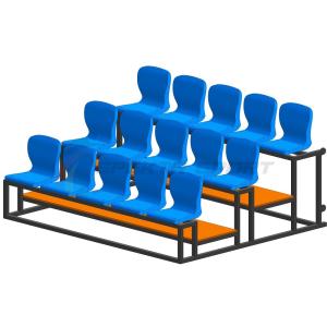 Купить Трибуна мобильная 3 ряда сиденья пластиковые на 15 мест в Кировграде 